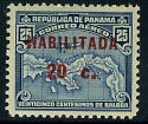 Airplane over Map Overprinted