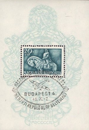 King Matthias on horseback