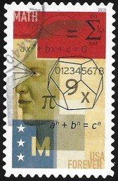Stamp, STEM - Math, United States of America,  , Education, Mathematics