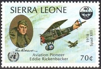 Eddie Rickenbacker, Spad XIII (1918).