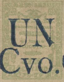1905 Stamp overprinted