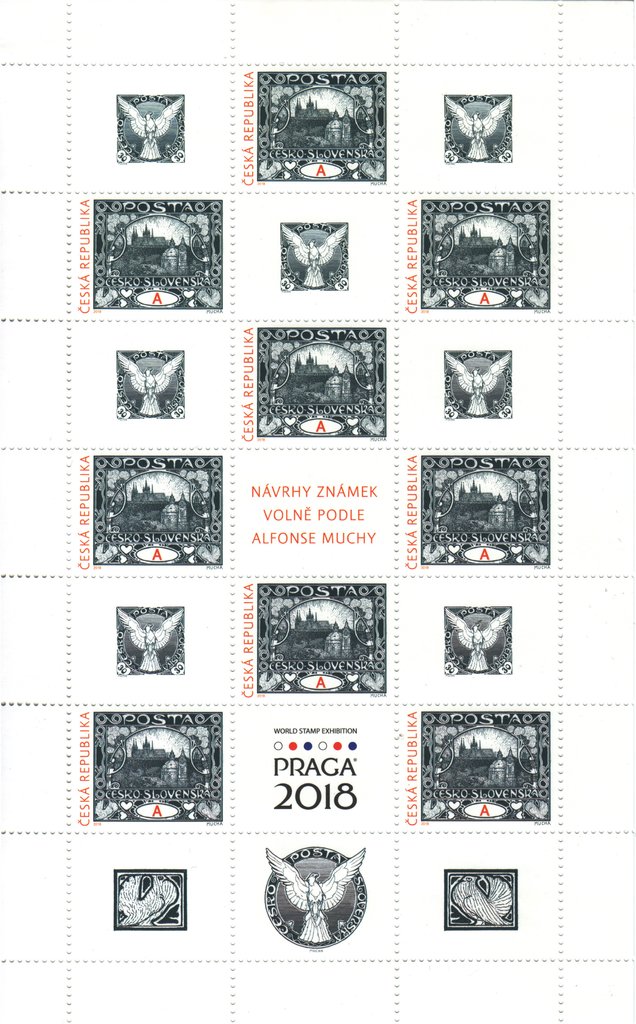 Heritage of Czech Philatelic Design : Mucha's Hradcany