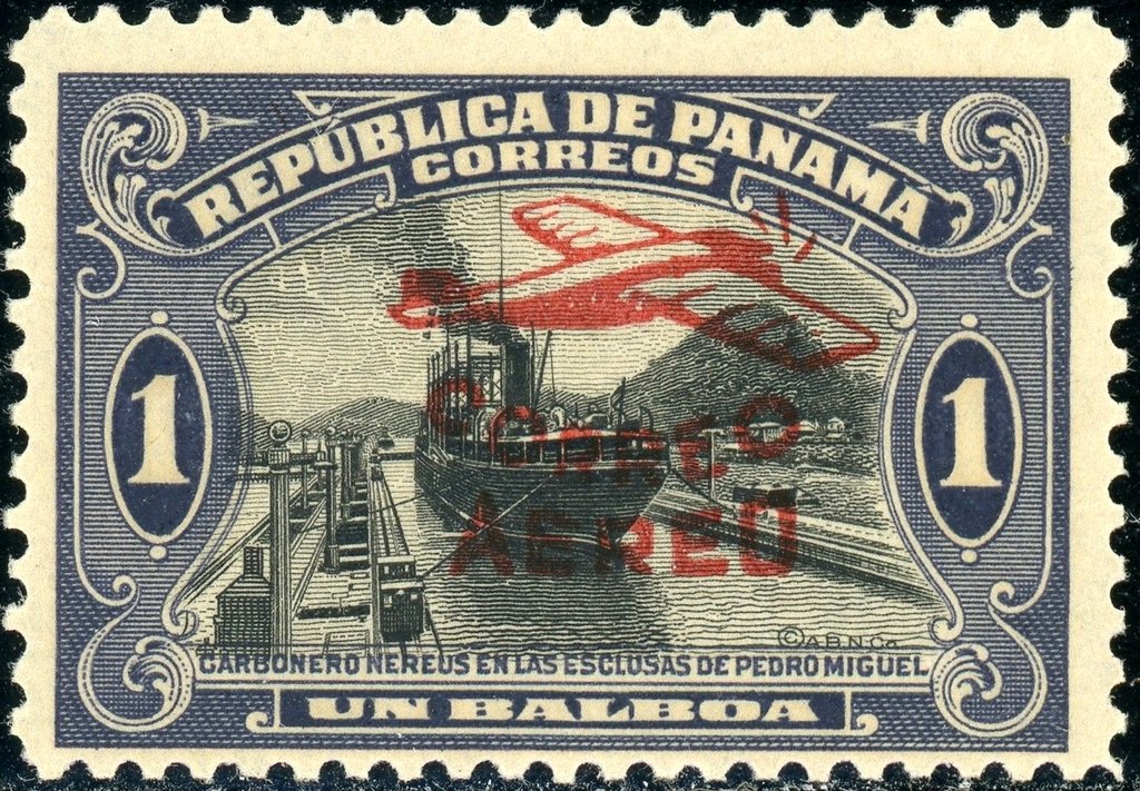 Ship in Pedro Miguel Overprinted