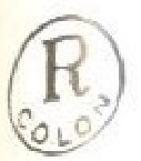 "R" Colon Overprint