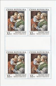 Mini Sheet, Sacrifice at the Temple, by Francesco da Ponte, Czech Republic,  , Art, Paintings