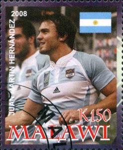 Stamp, Juan Martin Hernandez, Cinderellas,  , Rugby, Sports