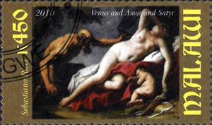 Stamp, Italian Painters - Sebastiano Ricci (1659-1734), Cinderellas,  , Painters, Paintings
