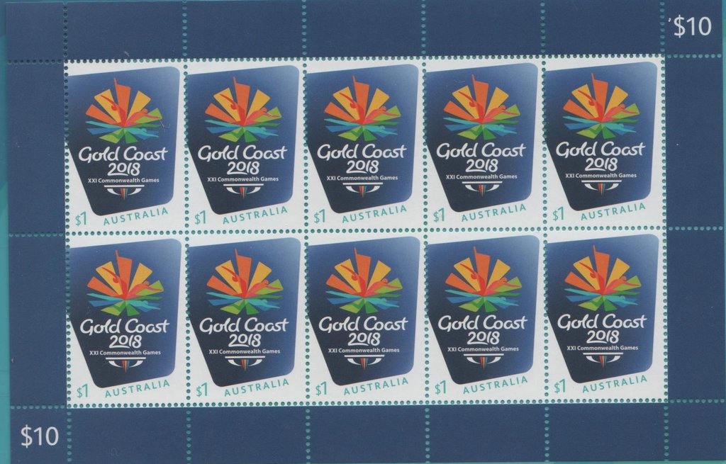 Minisheet Commonwealth Games, Gold Coast Queensland