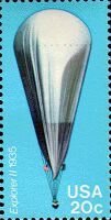 Stamp, Balloon - Explorer II (1935), United States of America,  , Air Balloons