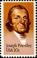 Joseph Priestley (1733-1804), Discoverer of Oxygen