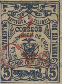 1905 Stamp overprinted
