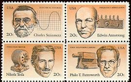 Se-tenant, American Inventors, United States of America,  