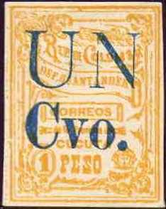Stamp, 1904 Stamp overprinted, Colombia,  , Coats of Arms, Locomotives