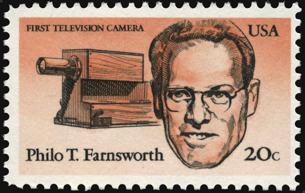 Philo T. Farnsworth and First Televison Camera