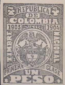 Timbre Nacional ,Arms, First Class