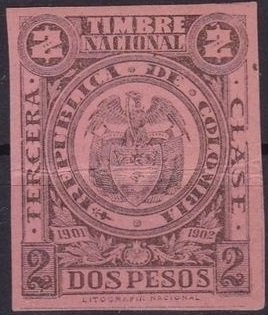 Timbre Nacional, Third Class