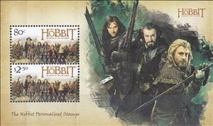 Souvenir Sheet, Gandalf and the Companions, New Zealand,  , Fairy Tales, Magicians, film