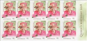 Booklet, $10 Book, Australia,  , Famous People, Flowers, Heads of State, Queens, Roses, Royalty, Special Occasions, Women