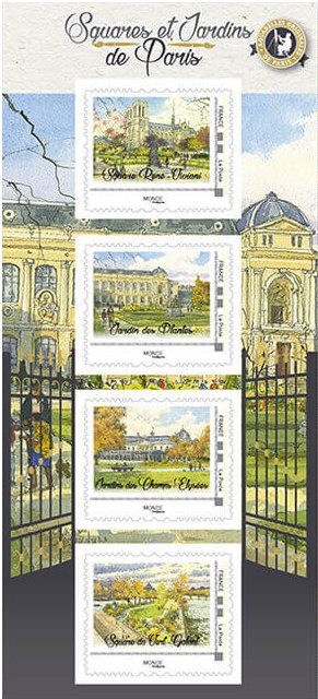 Squares and Gardens of Paris