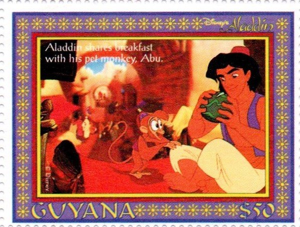 Aladin and Abu at Breakfast
