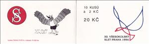 Booklet, XII th Pan-Sokol Rally (všesokolský slet), Czech Republic,  , Animals (Fauna), Birds, Postal Services, Postal Unions, U.P.U.