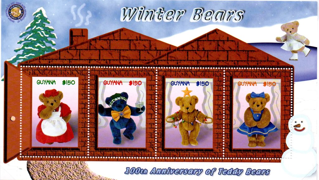 Four different Teddy Bears