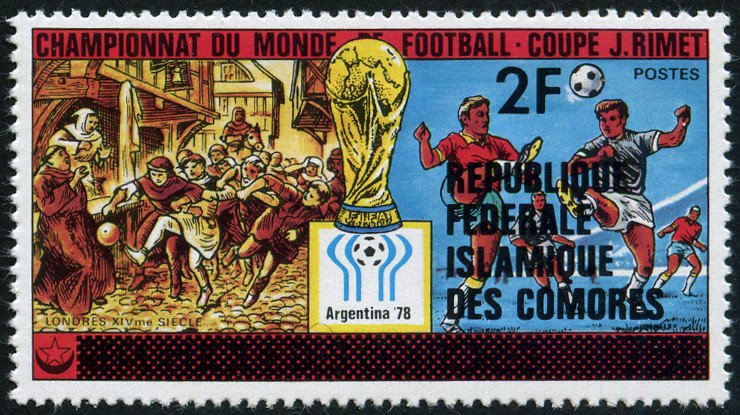 Football World Cup 1978, Argentina - overprint