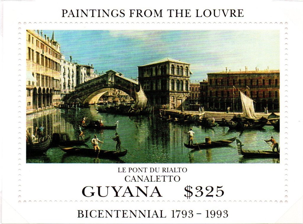 "The Rialto Bridge" by Canaletto