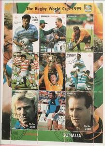 Souvenir Sheet, Rugby cup 1999, Cinderellas,  , Rugby, Sports