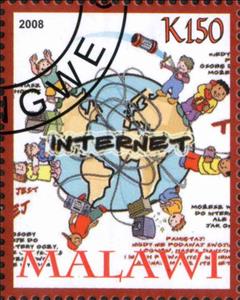 Stamp, Creation of Internet, Cinderellas,  , Internet