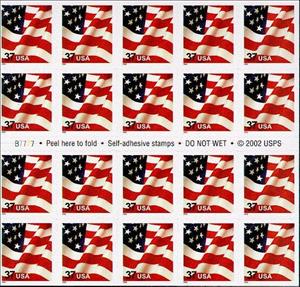 Mini Sheet, Flag, United States of America,  