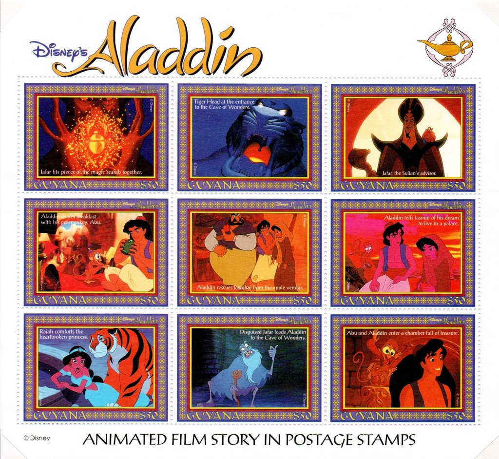 Jafar and Magic Scarab plus eight other scenes