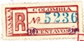 Registration Stamp Surcharged