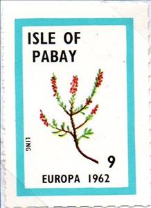 Stamp, Europa 1962, Flowers, Ling, Cinderellas,  , Flowers, Plants (Flora)