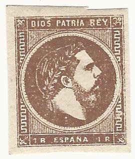 Stamp, Correo Carlista en Vascongadas y Navarra, Spain,  , Famous People, Heads of State, Kings, Men, Royalty
