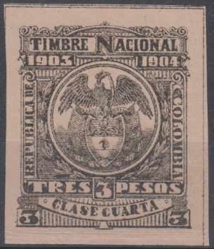 Timbre Nacional ,Fourth Class