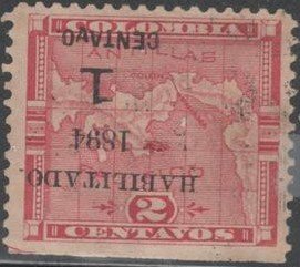 Map of Panama (Overprint)