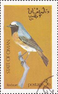 Stamp, Redstart, Cinderellas,  , Birds