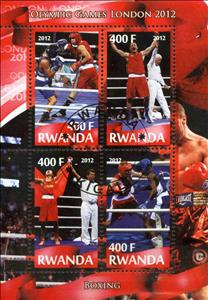 Mini Sheet, Boxing - Olympic Games London 2012, Cinderellas,  , Boxing, Olympic Games
