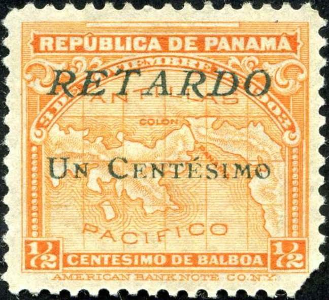 Map of Panama (overprint)