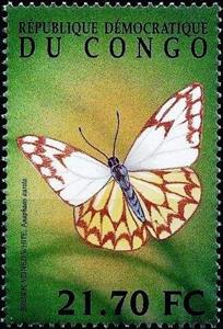 Stamp, Anaphaeis aurota, Cinderellas,  , Animals (Fauna), Butterflies, Insects