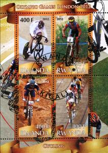 Mini Sheet, Cycling - Olympic Games London 2012, Cinderellas,  , Cycling, Olympic Games