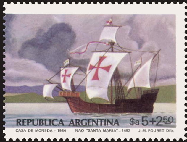Spain 84 & Argentina 85 - Caravel "Santa Maria"