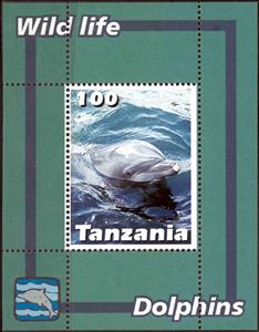 Souvenir Sheet, Dolphins, Cinderellas,  , Animals (Fauna), Dolphins, Mammals, Sea Life