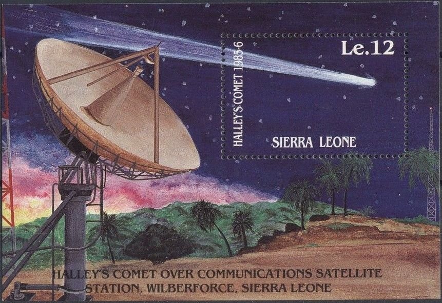 Comet over Sierra Leone.