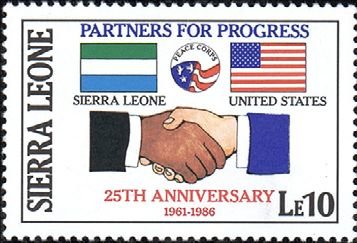 US Peace Corps in Sierra Leone, 25th Anniv.