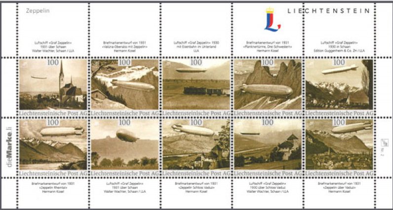 Zeppelins over Liechtenstein