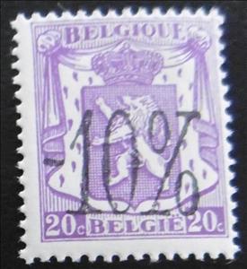 Stamp, Small Coat Of Arms - Discount, Belgium,  , Coats of Arms, Heraldic Animals, Лев