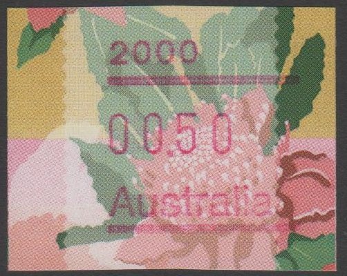 ATM Stamp - Native Flora & Fauna (Waratah)
