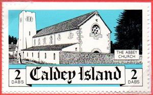Stamp, The Abbey Church, Cinderellas,  , Churches - Cathedrals - Basilicas - Chapels